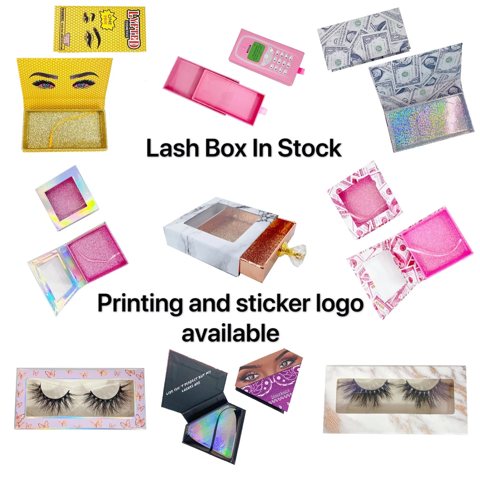 
25mm faux mink eyelashes wholesale private label custom eyelash packaging box mink lashes3d wholesale vendor 
