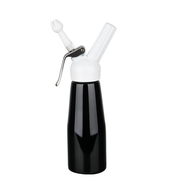 500ml stainless steel cream whipper stainless steel cream dispenser with leather