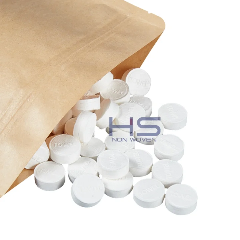 Disposable Product Magic Soft Towels Tablet 100% cotton disposable compressed tablet tissue compressed tissue