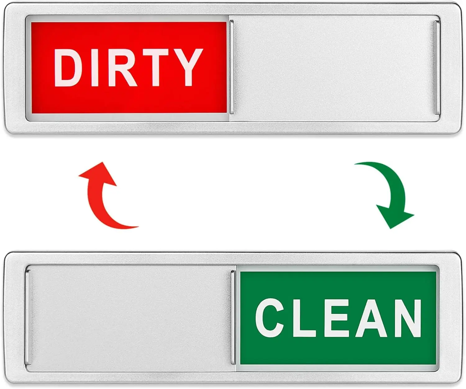 Dishwasher Magnet Clean Dirty Sign Strong Magnet 3M Adhesive Options Indicator Dishwasher Sign For Kitchen Organization