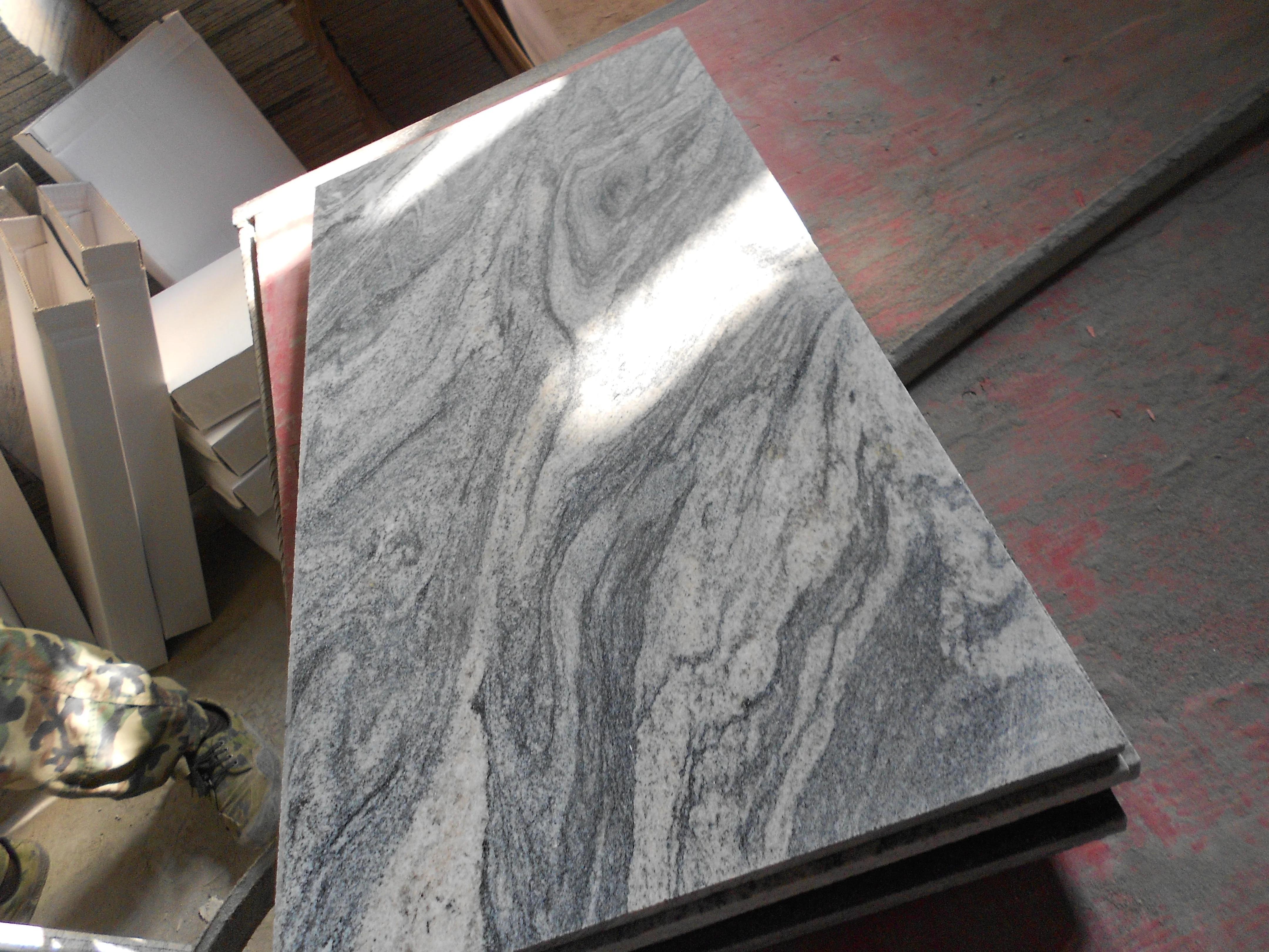 China popular good outdoor and indoor Juparana light Granite Block slab Floor Tile