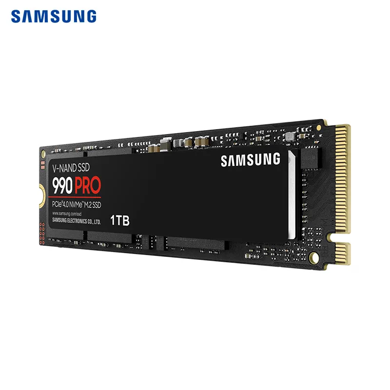Samsung 990 PRO Best State PCI4.0 SSD M.2 NVME 7400MB/S Internal Solid State Drive for PC 100% Original Black Desktop ABS 1TB