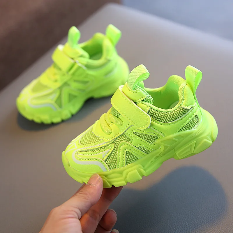  Kids Fashion Sneaker Light Casual Wholesale Toddler Boys Girls Running Sport Children