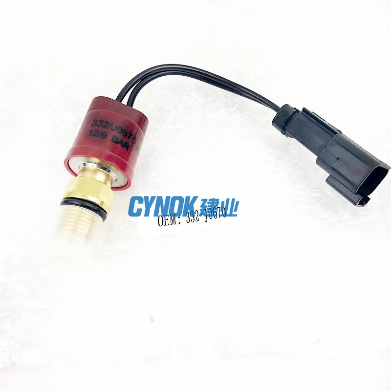 332/J0670 332J0670 332-J0670 Pressure Switch For JS220 JS200 Red Excavator Electric Parts