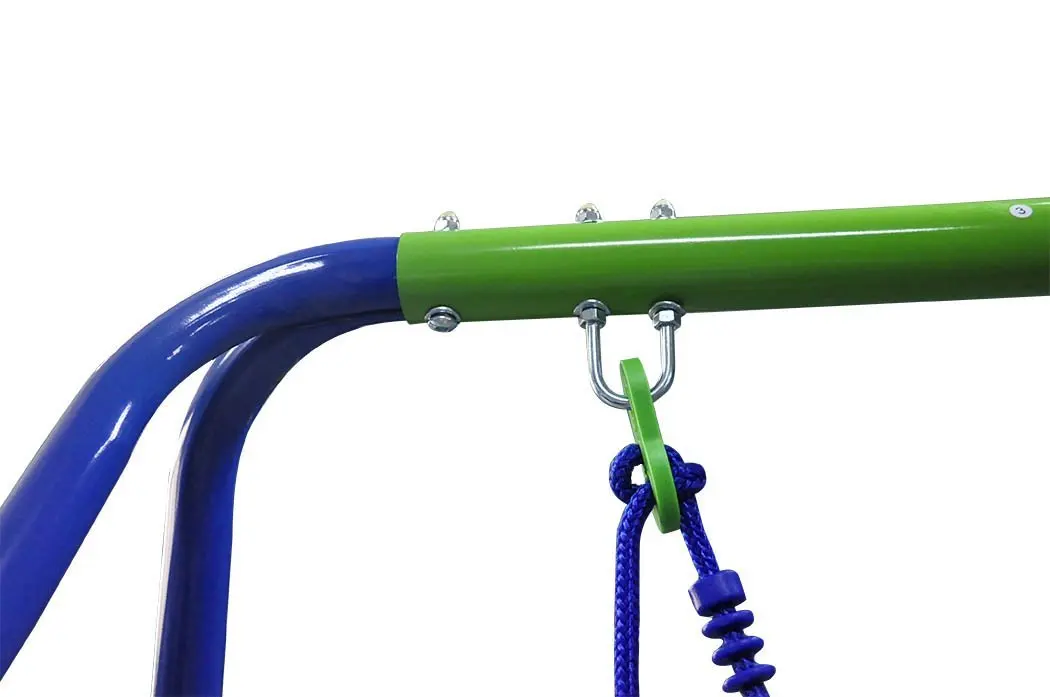 Outdoor Swing set plastic for kids baby chair playground outdoor metal swing sets hot sale quality safety panda swing set