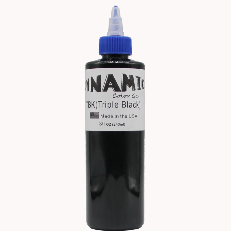 Динамические черные тату-чернила 8 унций