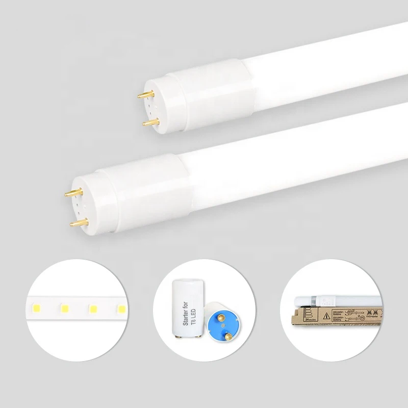 Free Sample EU Standard T8 Led Tube Light Holder 60cm 120cm 150cm Flicker Free Led Tube Lamp For School