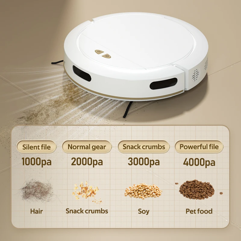 RYK OB16 PRO NEW Smart Robot Vacuum Cleaner App Control Voice Wakeup AntiFall High Suction Auto Charge Water Tank Multiple Mode