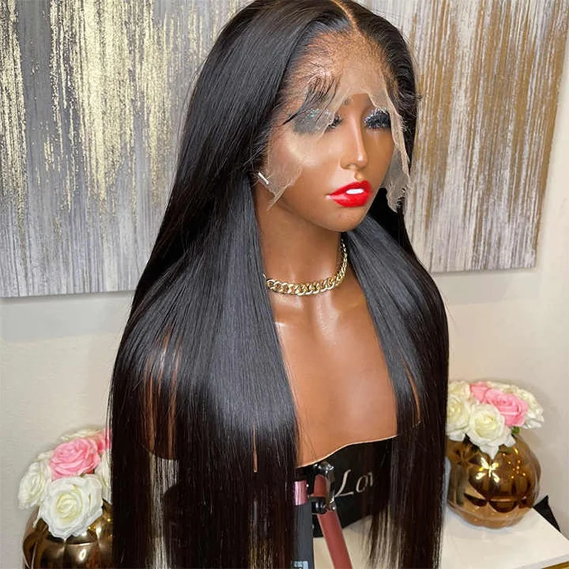 CLJhair Wholesale Cheap Perruque Naturel Virgin Cuticle Aligned Straight Brazilian Hair Hd Lace Frontal Wigs For Black Women