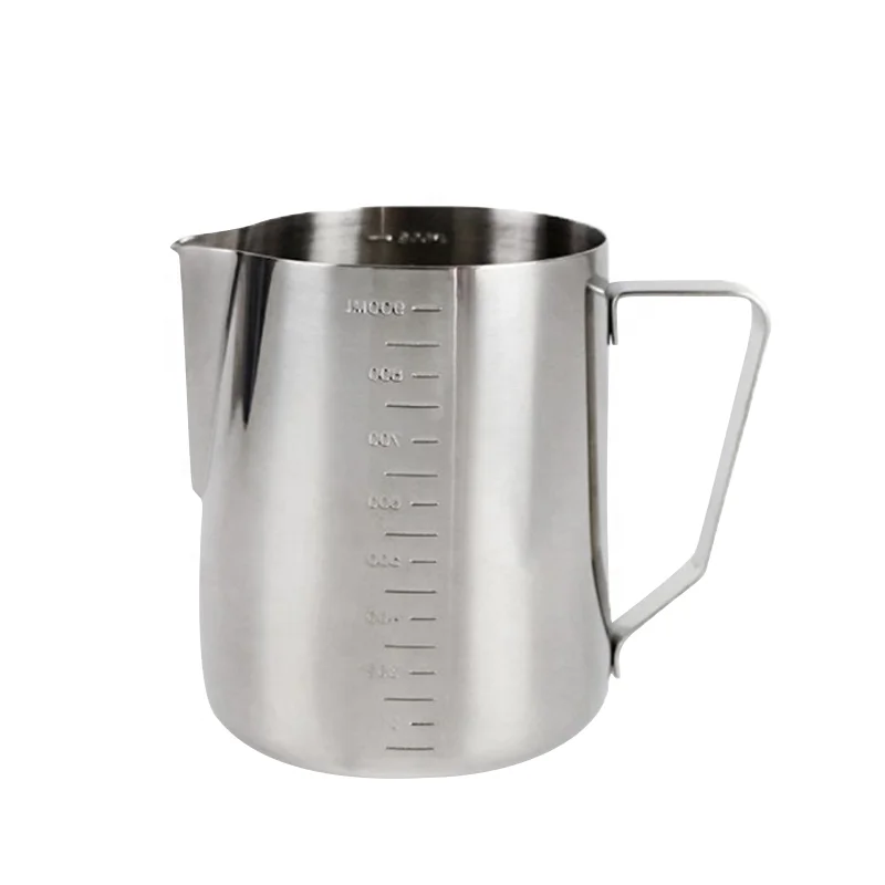 Coffee Tools Milk Frothing Making Frother Milk Foamer Jug Milk Pitcher With Scale Inside