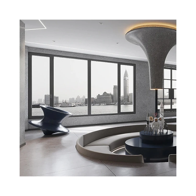 Factory Price Wholesale Seamless Welded Broken Bridge Window Aluminum Casement Glass Windows