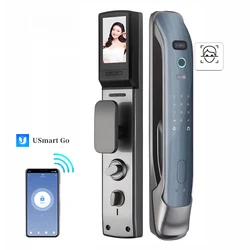 Goking high quality china 3d face recognition access door lock devices fingerprint electrical smart digital lock dropshipping