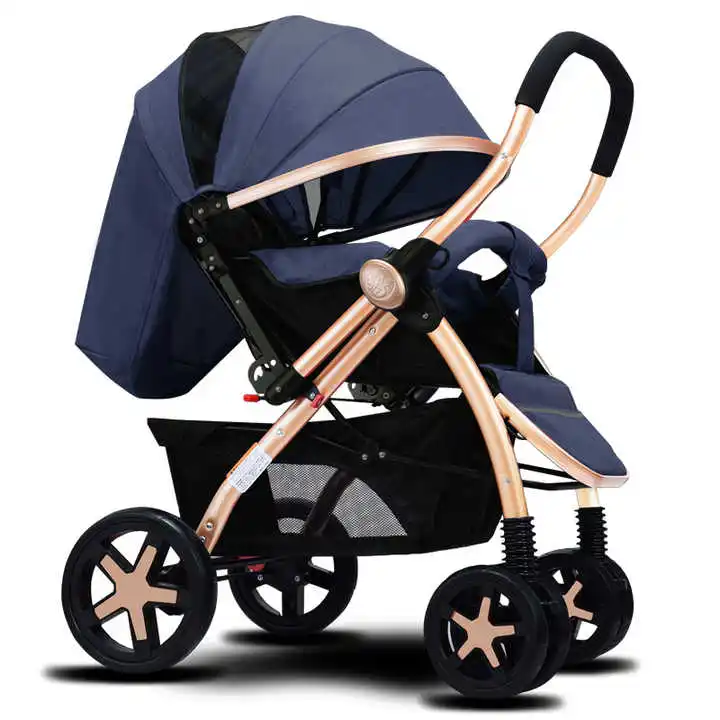 Alibaba trade assurance china factory luxury baby stroller korea style aluminous alloy frame baby pram