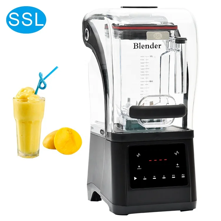 SSL Hot Sell 1.8L Heavy Duty Competitive Touch Blender Commercial for Coffee Shop with Big 98 Series Copper Motor