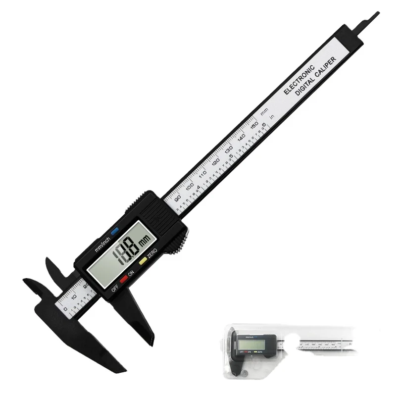 accurate measuring tools digital display caliper  stainless steel electronic vernier caliper
