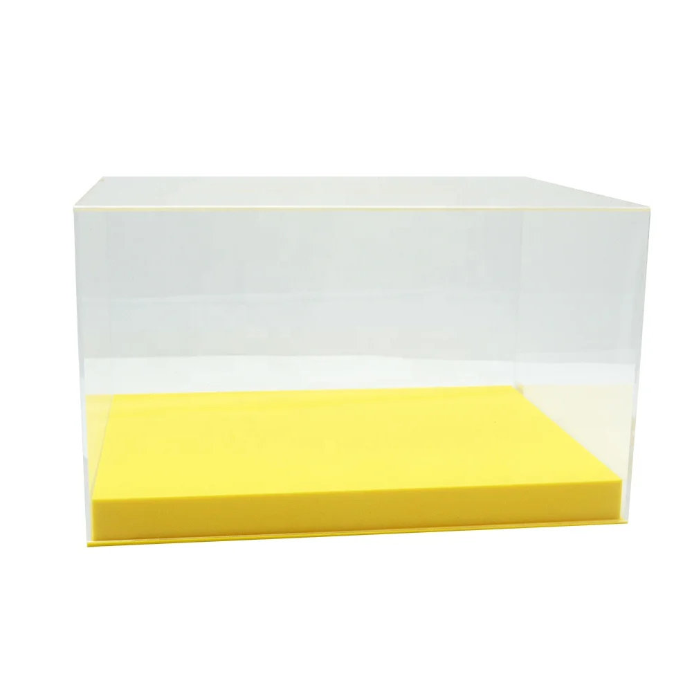 Luxury Sneaker Plexiglass Box Rotating  Clear Acrylic Shoe Case Display Stand