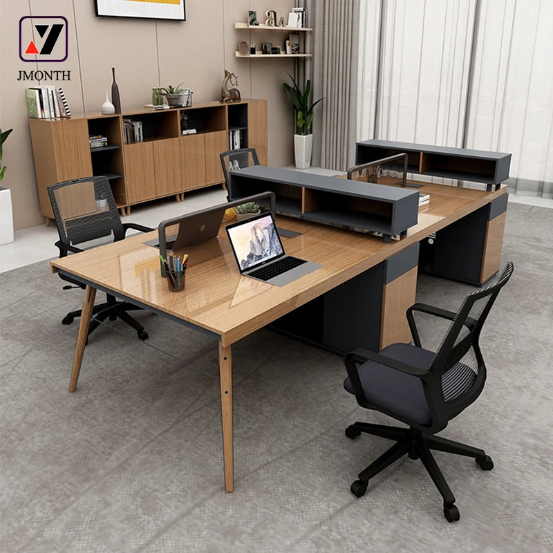 Modular Cubicle 4 / 6 / 8 Seaters Modern Workstation Desk Office Table