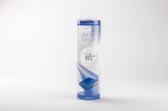 Custom tube box clear  cylinder box Plastic packaging