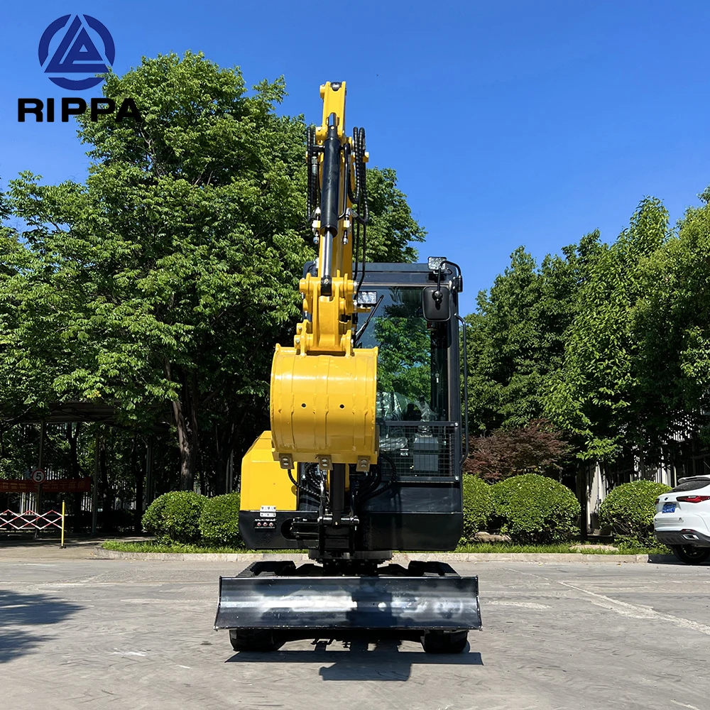 Rippa Chinese Earth Moving Machinery Towable Escavatore1Ton 2Ton 3Ton Mini Excavator