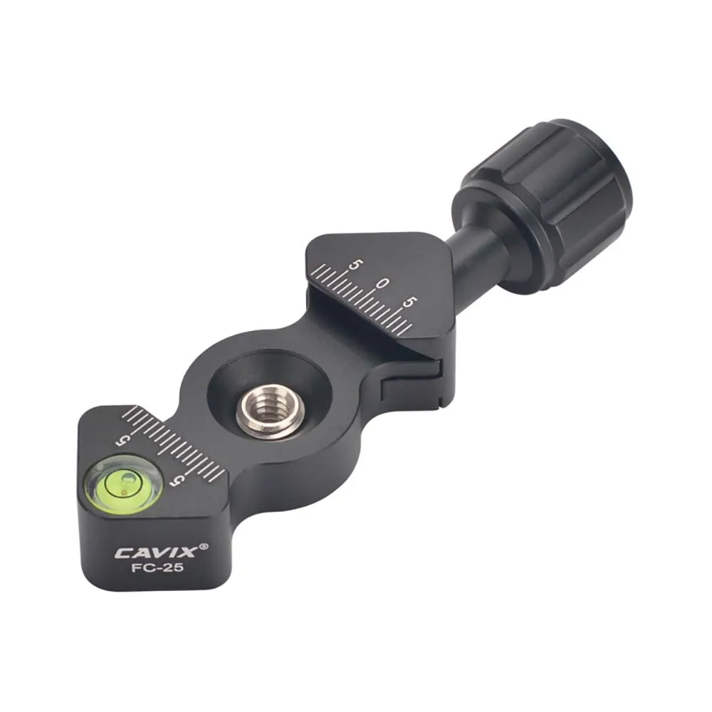 Cavix алюминиевый рыбья кость стиль пластина для быстрого крепления камеры Dslr с быстроразъемной пластиной к штативу-моноподу