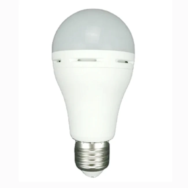 Outdoor camping 9W 12W 15W 18W E27 b22 base A60 type rechargeable bulb led emergency light bulb