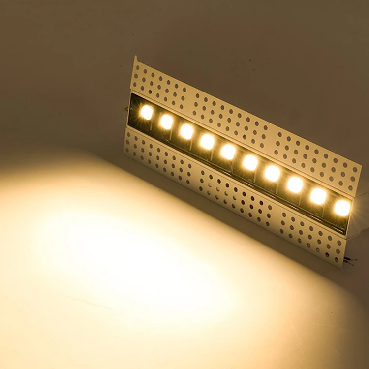 LED ceiling embedded spotlight embedded frameless magnetic suction lamp household aisle long strip spotlight