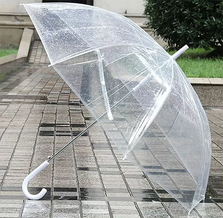 Yubo Transparent Wedding Umbrella Rainy Day Clear Umbrella For Event