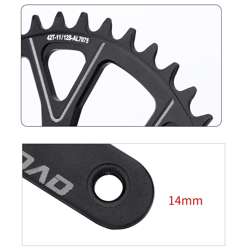 Bicycle Parts MEROCA Road Bike Crank 170mm 40T 42T Single  Hollow 7075 Aluminum Alloy Racing Crankset Cycling Accessor