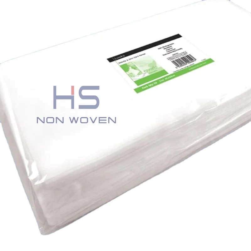 wholesale spunlace disposable 100% viscose drying towel for hair salon