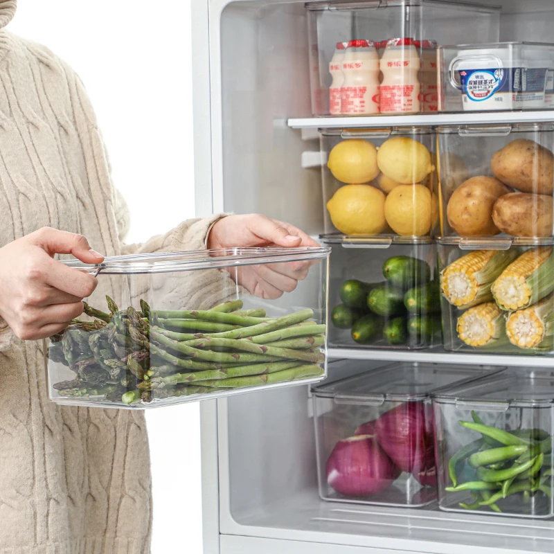 Контейнер для холодильника SHIMOYAMA контейнер морозильной камеры органайзер штабелируемые контейнеры хранения пищевых продуктов без Bpa