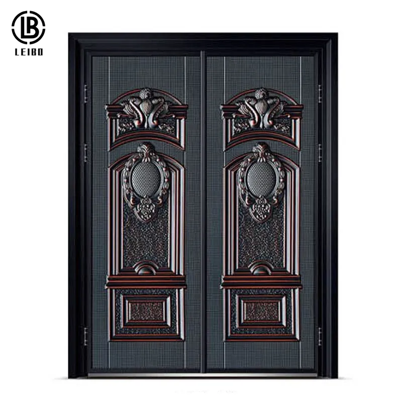 Germany bulletproof aluminium casting door front main gate door with cheap price