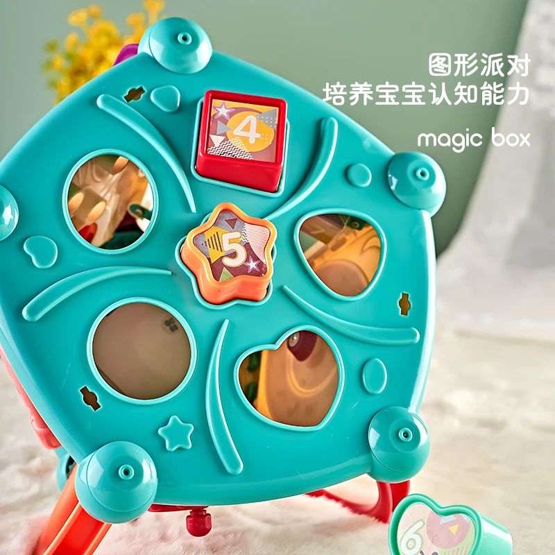 New 7 in 1 multifunction baby early educational electric activity cube kids toys for toddlers