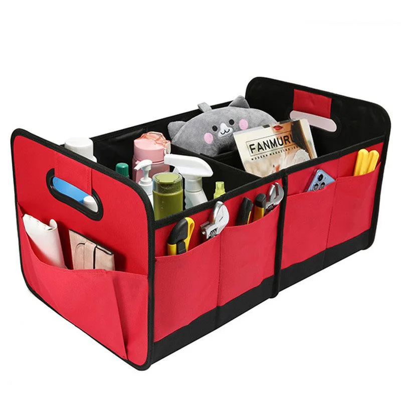 Trunk Storage Box Large Capacity Foldable Outdoor Storage Box Oxford Cloth Material Car Storage Box