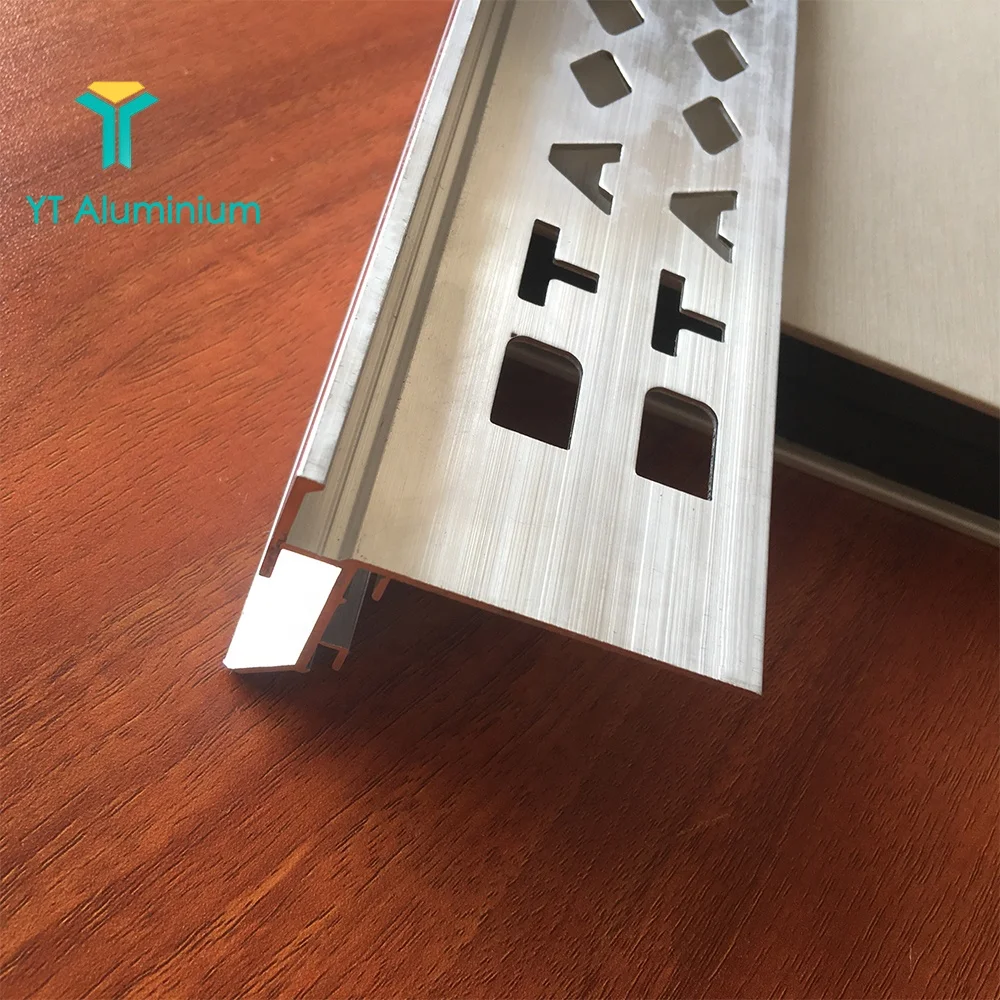Aluminum Balcony Edge Trim with Weep Holes Balcony Trim Joiner