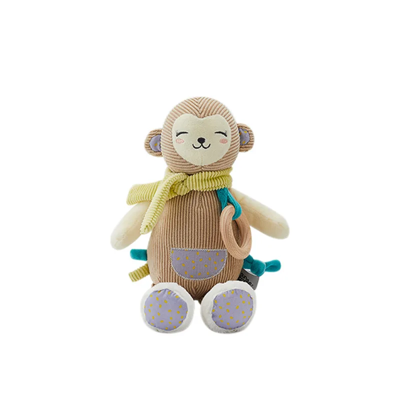 Игрушки Leapord с большими глазами на заказ обезьяна анимированные мягкие игрушки стоящая плюшевая детская мягкая игрушка