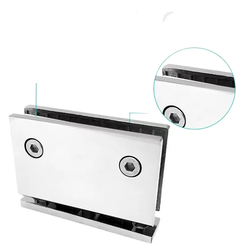 Прямой зажим 360 для ванной комнаты стеклянной двери из нержавеющей стали аксессуары душевой