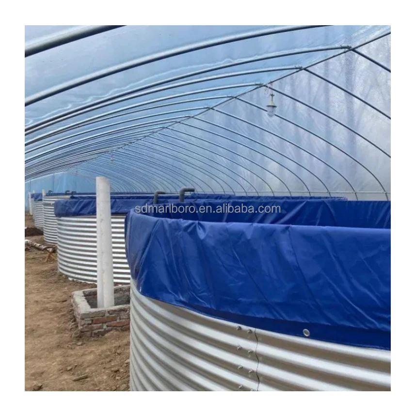 Flexible And Portable PVC Fish Pond Tarpaulin Fish Tank For Importers Pvc Portable Fish Pond