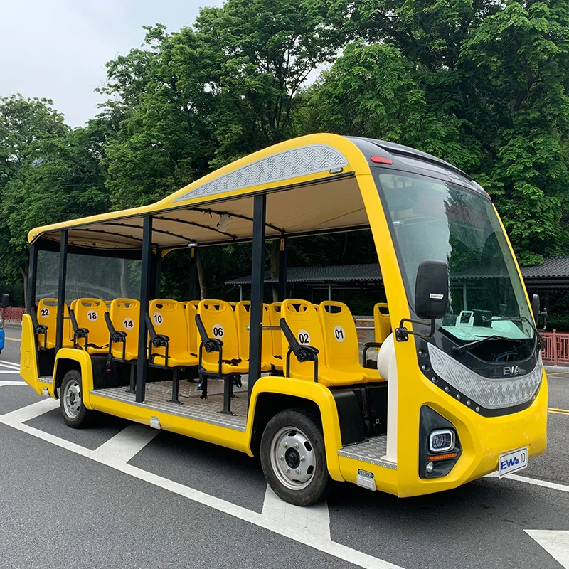72v 23-Person Electric Sightseeing Bus Mini Tourism Cart for Groups for Sightseeing and Tourist Car