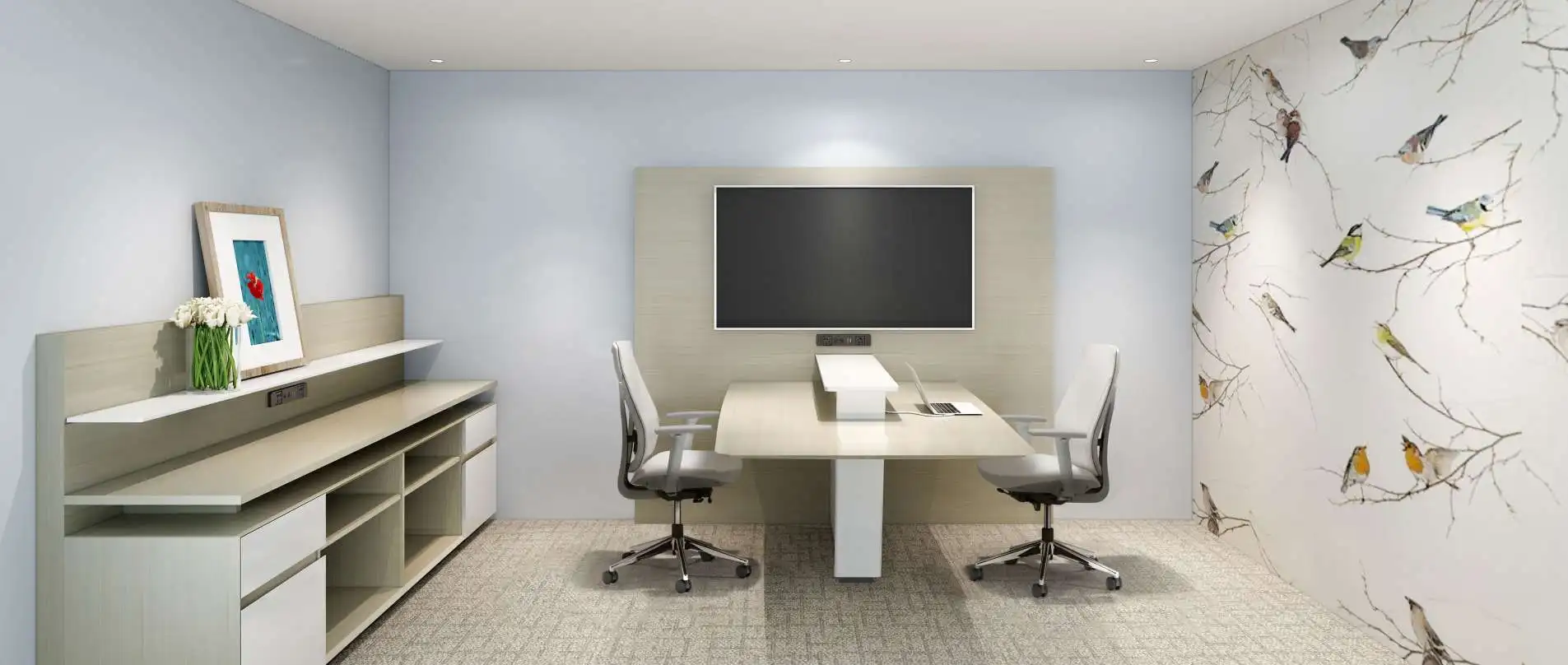 Green Chill Ingage Flex Team Conference Table