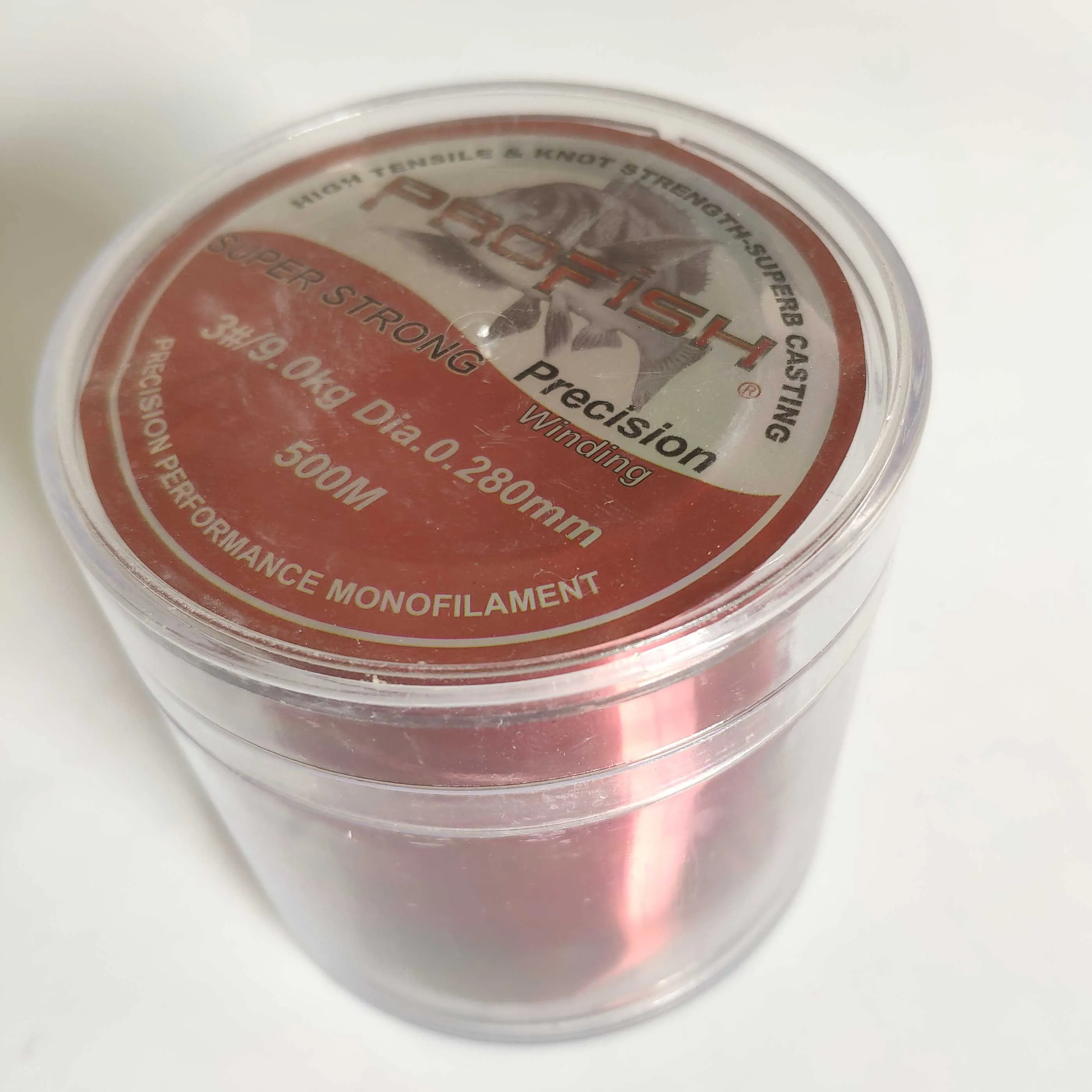 
all sizes available fine package 500m high tensile strength monofilament nylon fishing lines for all water area 