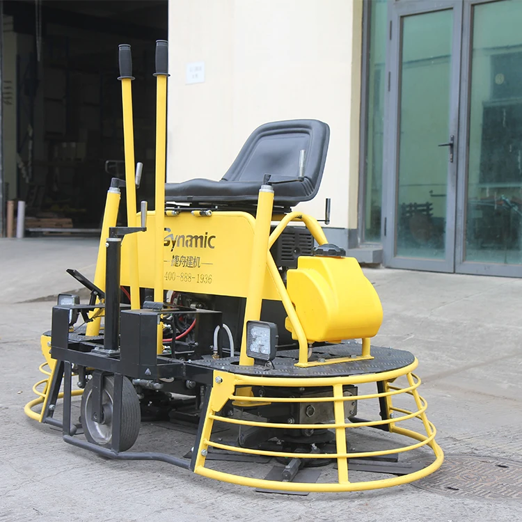 Jiezhou DYNAMIC concrete riding helicopter mini ride-on power trowel