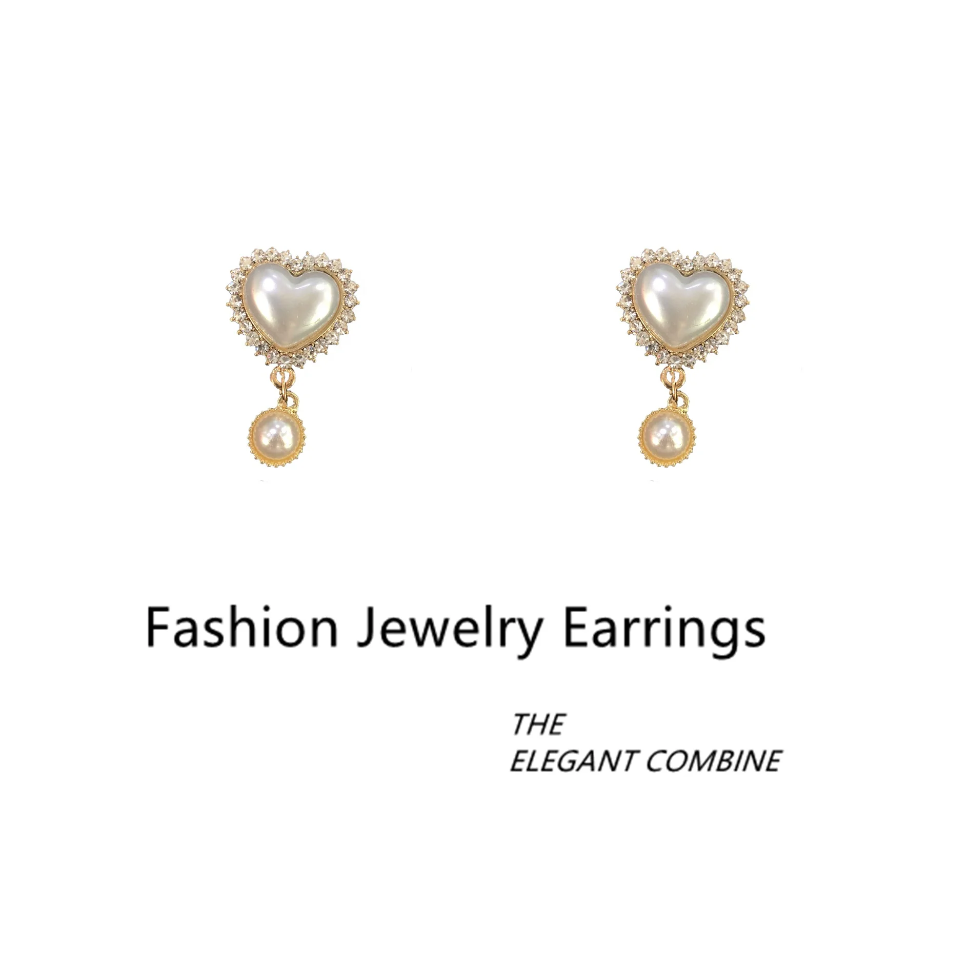 New Arrival Bling Glitter Drop Earring Designer necklace Luxury Brand Jewelry Inspired Popular Double Letter CC CD GG Earrings