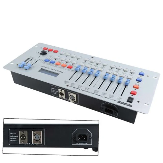 Light Controller 240 DMX Console for  Club Disco Dj Bar Stage Lighting