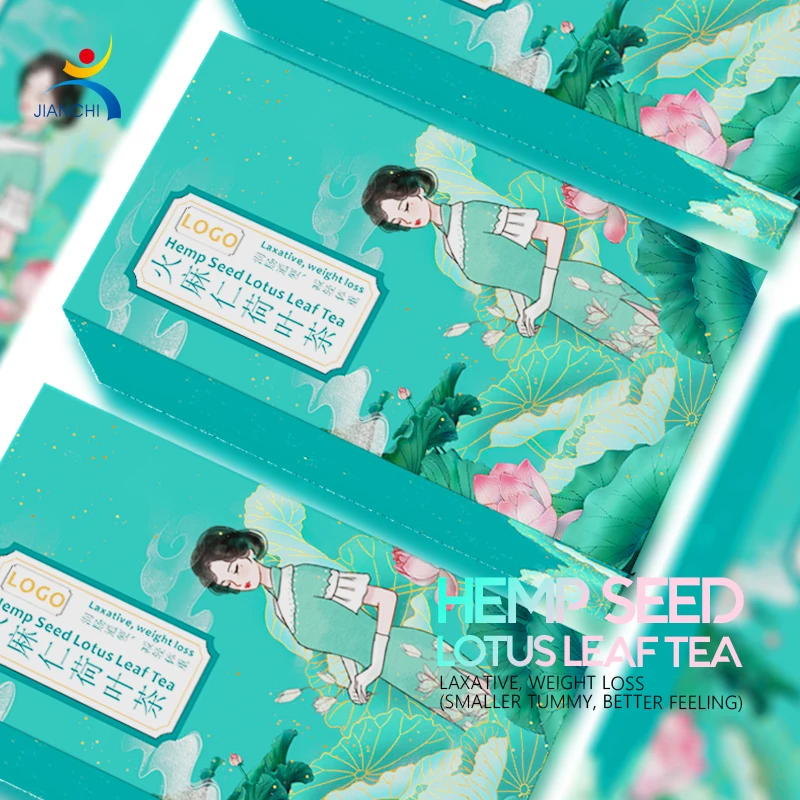 Healthcare Product Hemp Seed Lotus Leaf Tea  With Private Label Laxative and Weight Loss Tea