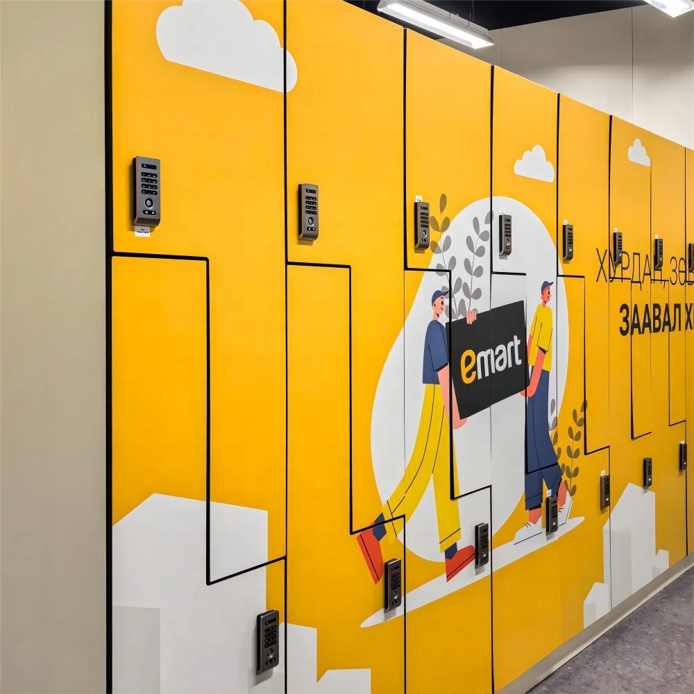 DEBO Compact Laminate 8mm waterproof melamine locker team sport locker