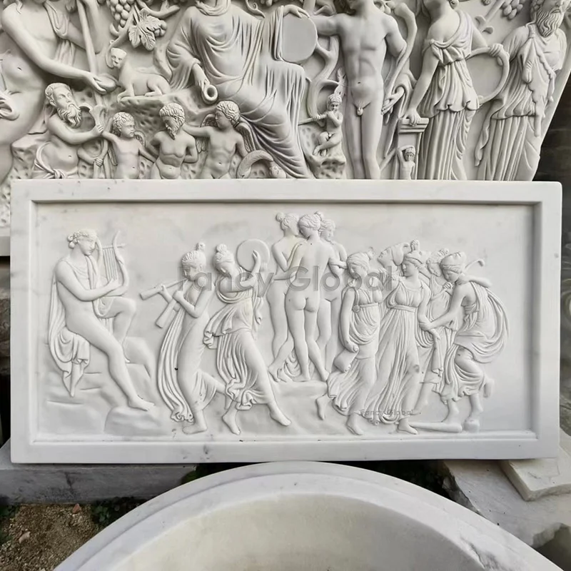 Пользовательские стены каменная скульптура мраморная фигура рельефная статуя