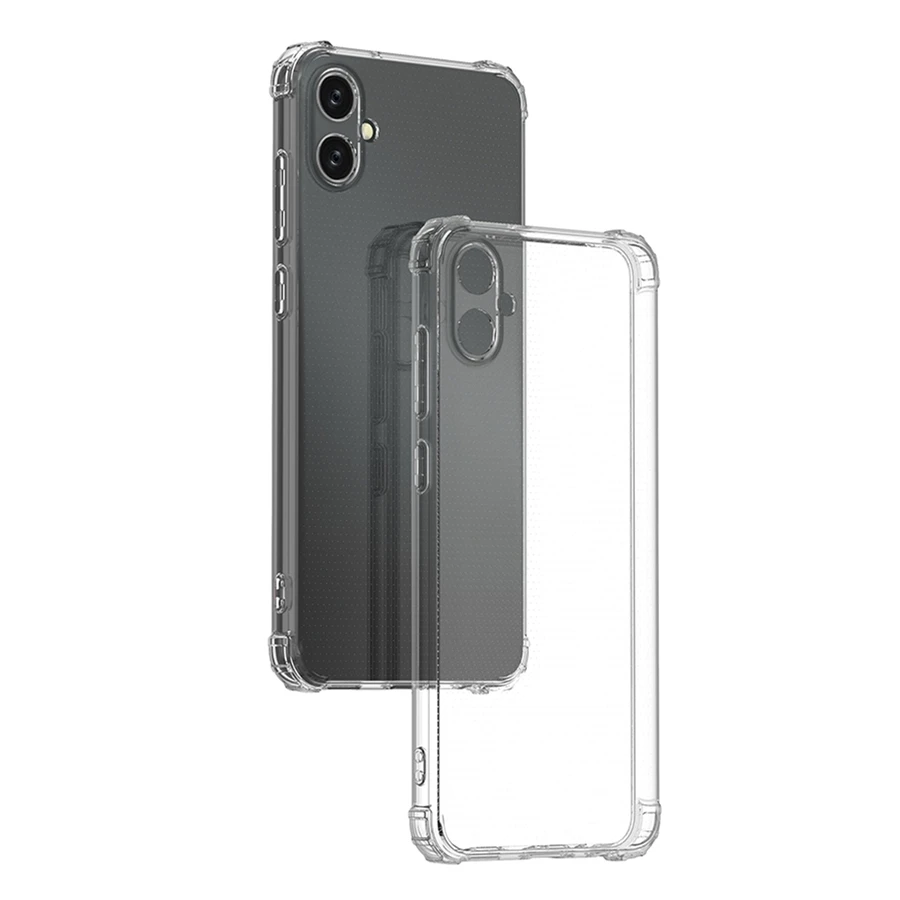 For Samsung Galaxy A05 Phone Case, New Shock-Absorption Reinforced Corner Slim Fit Flexible Soft TPU Clear Cover For Samsung A05