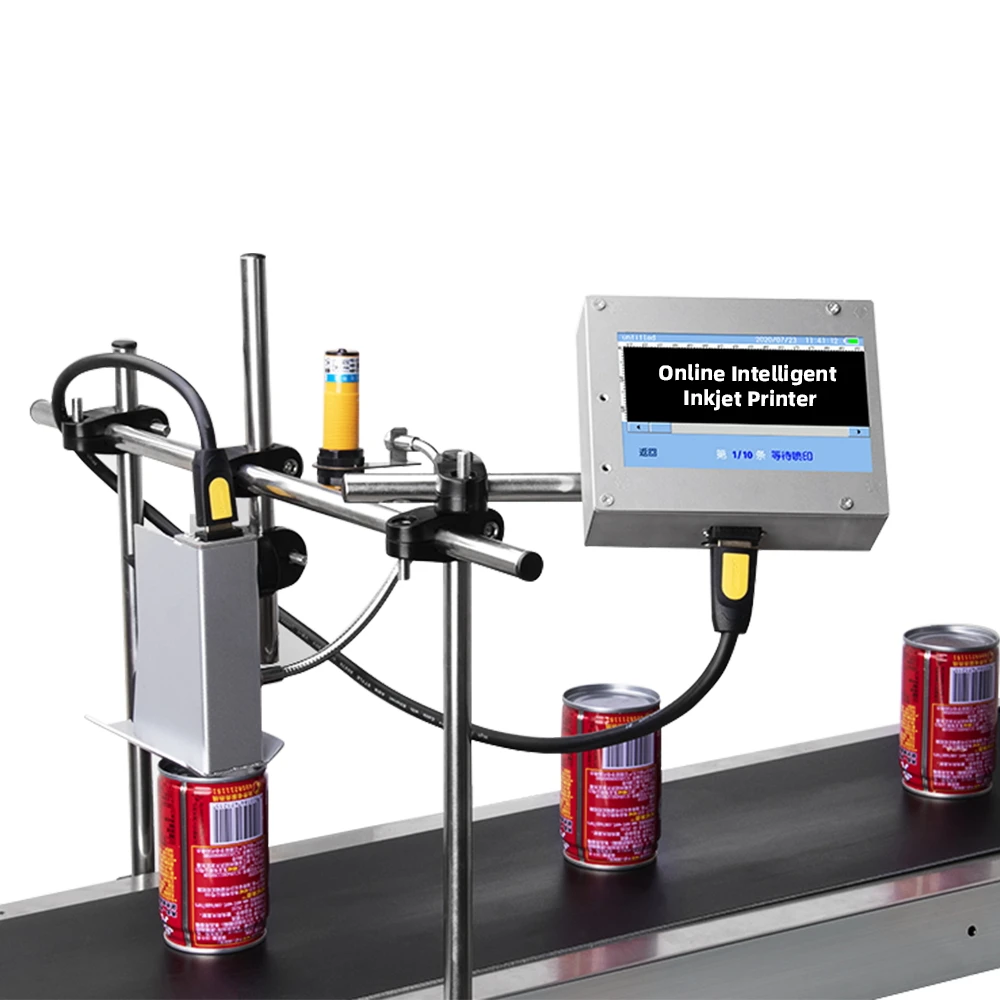 New Arrival Product Date Numbers Inkjet Printer Machine Online on Wire Plastic Bag Bottle Box Paper Batch Code