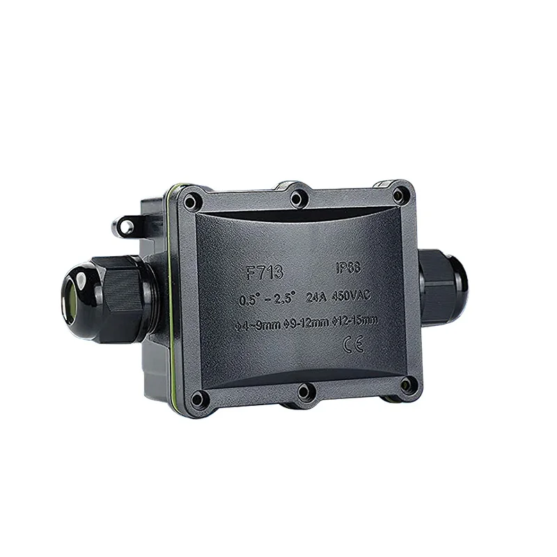 Пластиковый корпус для электрических кабелей PCB соединяющий водонепроницаемый клеммный блок распределительная коробка