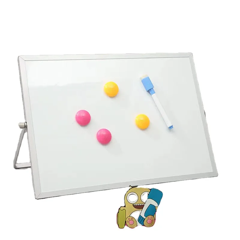 Desktop writing board folding aluminum alloy border school teaching supplies magnetic blackboard wholesale
